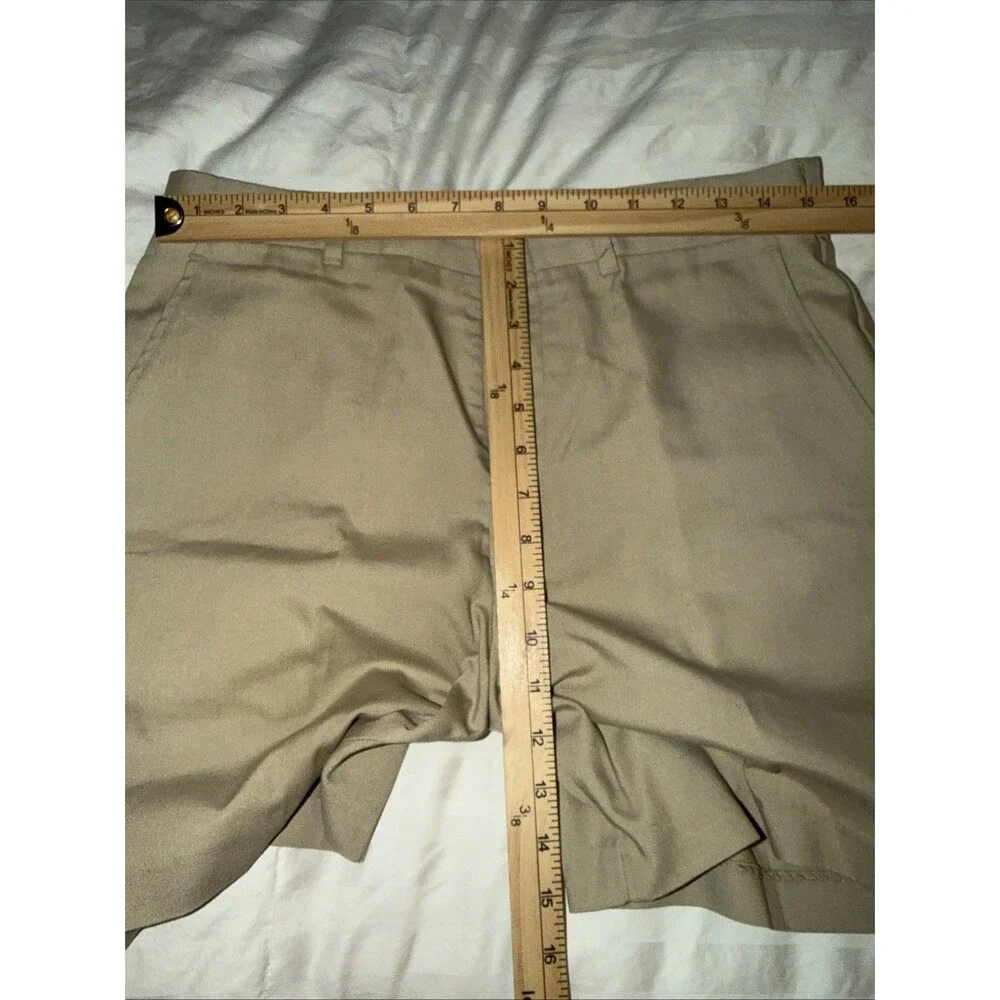 Men's Flat Front Khaki Shorts